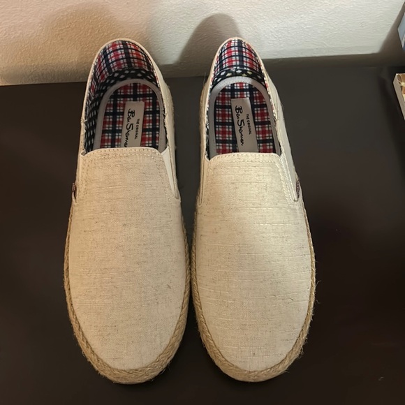 Ben Sherman Other - Ben Sherman Jenson Heel Slip on NT 15 Natural Cotton width Medium men 8